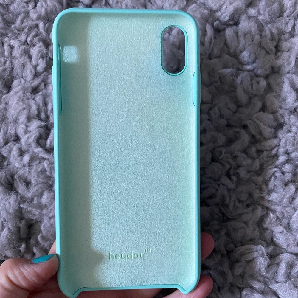 iPhone XS Max teal phone case